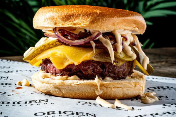 Hamburguesa La Origen de Origen Street Food en Palma